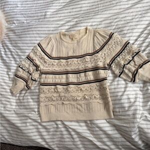 Sezane knit half sleeve jumper